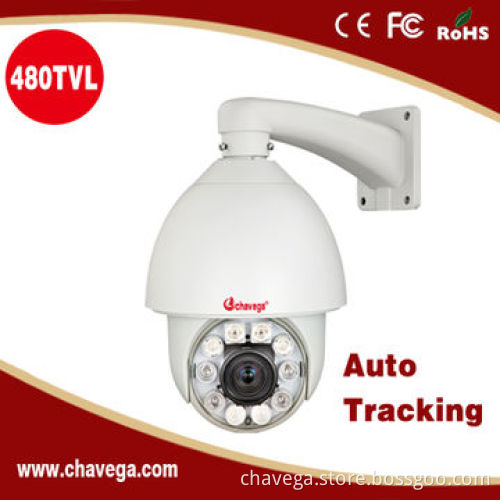 6" Smart Outdoor IR Auto Tracking High Speed PTZ Camera